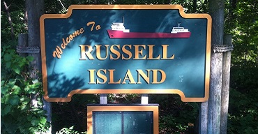 russell island michigan